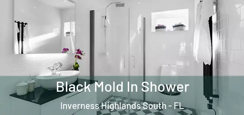 Black Mold In Shower Inverness Highlands South - FL