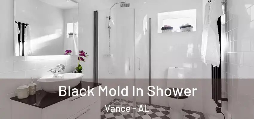 Black Mold In Shower Vance - AL