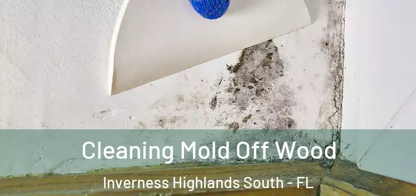 Cleaning Mold Off Wood Inverness Highlands South - FL