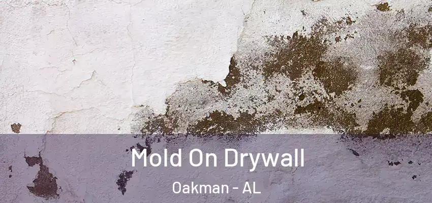 Mold On Drywall Oakman - AL